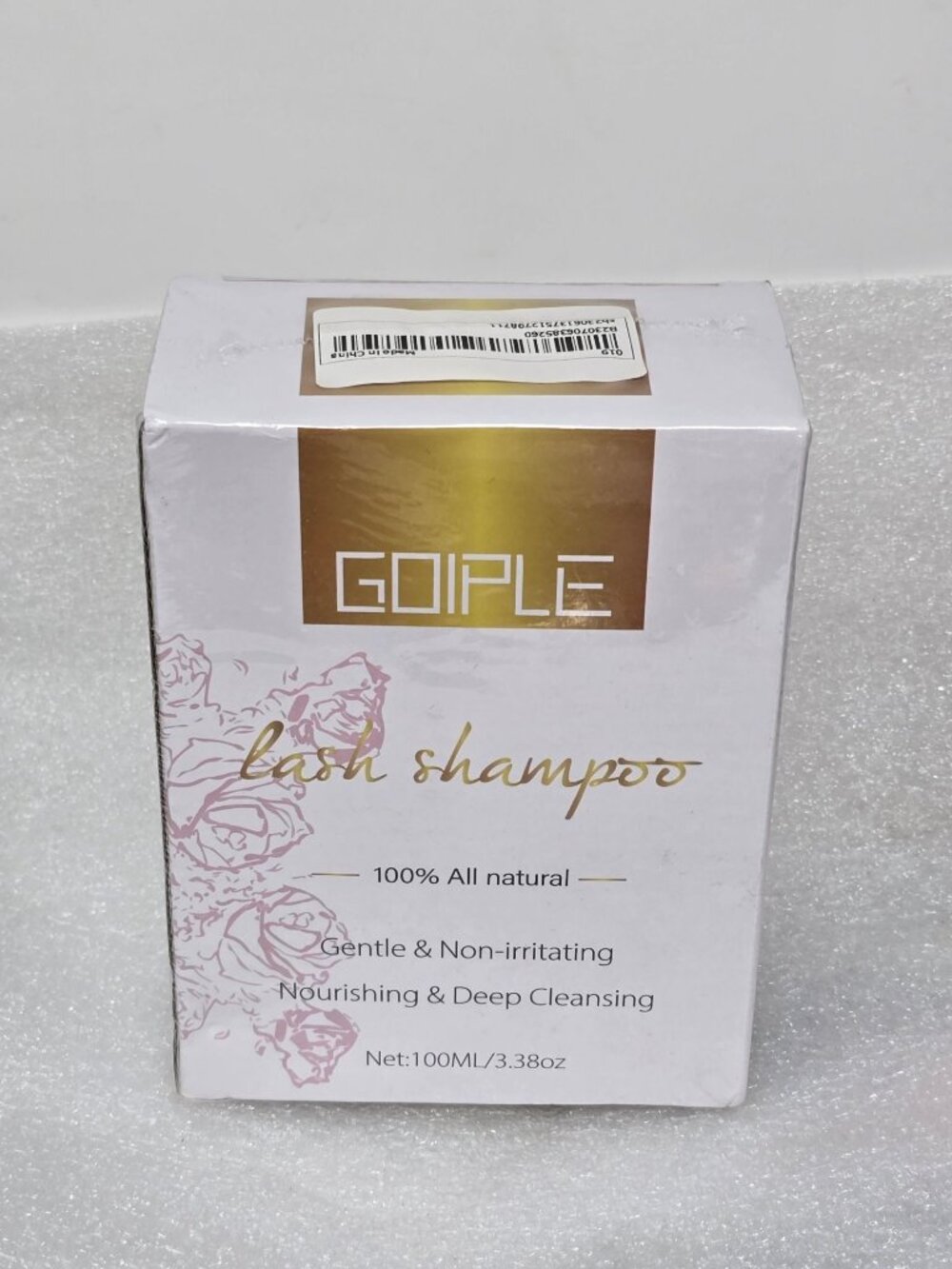 Goiple Lash Shampoo 100% All Natural Gentle & Non-Irritating Eyelash Extensions